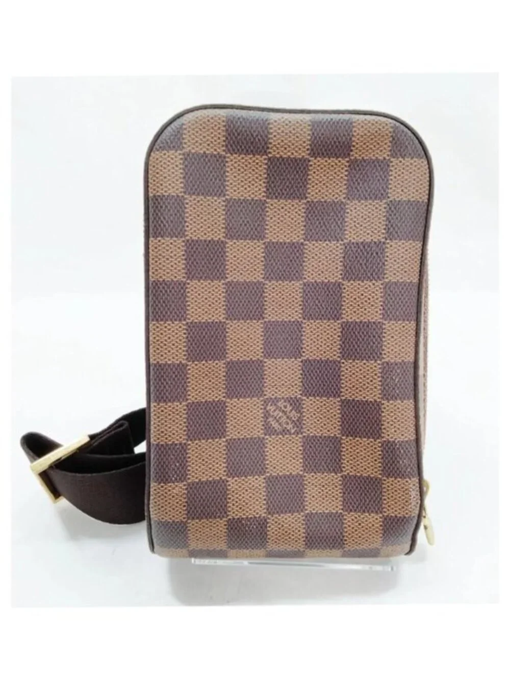 Authentic Louis Vuitton Geronimos Damier Ebene Crossbody Sling Waist Bag - Picture 2 of 16